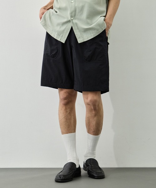 ATON(エイトン)の「【ATON/エイトン】SUPER LIGHT NYLON CLIMBING SHORTS(その他パンツ・メンズ・ネイビー/ブラウン・4/6)」の2枚目の写真