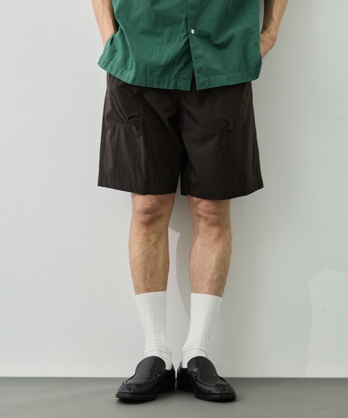 ATON(エイトン)の「【ATON/エイトン】SUPER LIGHT NYLON CLIMBING SHORTS(その他パンツ・メンズ・ネイビー/ブラウン・4/6)」の17枚目の写真