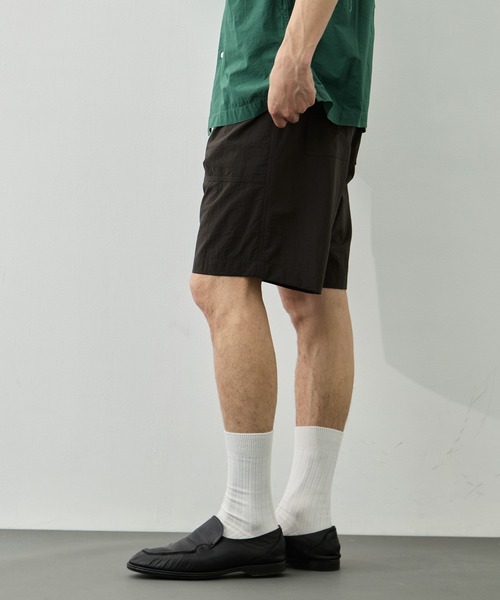 ATON(エイトン)の「【ATON/エイトン】SUPER LIGHT NYLON CLIMBING SHORTS(その他パンツ・メンズ・ネイビー/ブラウン・4/6)」の15枚目の写真