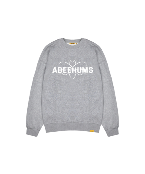 ABEEHUMS（アビハムズ）の「シグネチャーロゴスウェットシャツ ABH357-110 メランジグレー（スウェット・レディース・ミックスグレー・SMALL/MEDIUM）」の4枚目の写真