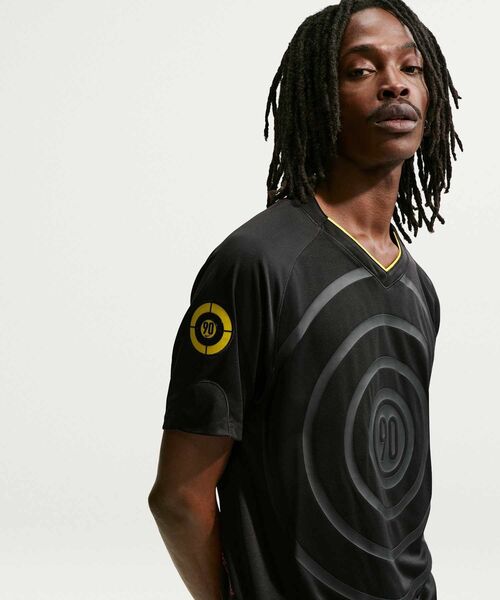 NIKE(ナイキ)の「ナイキ マッド 90 コレクション “Laser 90” メンズユニフォームトップス / Nike Mad 90 Pack "Laser 90" Men's Jersey IU4688-010 Black(ジャージ・メンズ・ブラック・XL/2XL/M/L/S)」の14枚目の写真