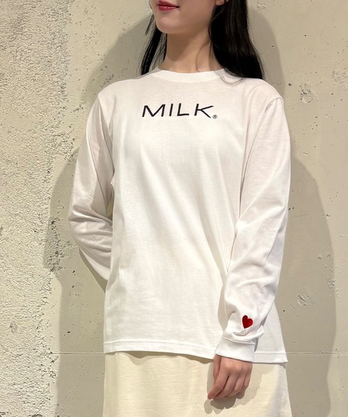 MILK(ミルク)の「オータム MILK Tシャツ(Tシャツ/カットソー・レディース・A/B・FREE)」の1枚目の写真
