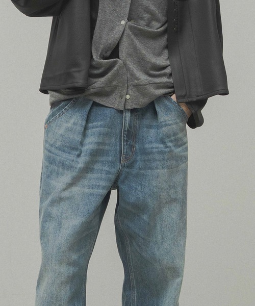 WHYTO.（ホワイト）の「「WHYTO. / ホワイト」tuck design denim（その他パンツ・レディース・インディゴブルー・36/38/40）」の3枚目の写真