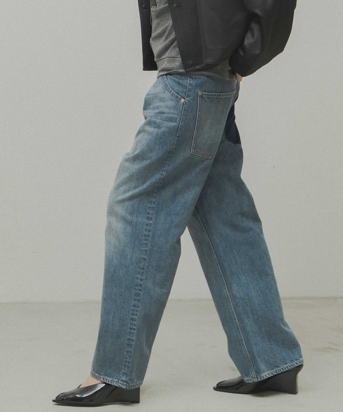 WHYTO.（ホワイト）の「「WHYTO. / ホワイト」tuck design denim（その他パンツ・レディース・インディゴブルー・36/38/40）」の5枚目の写真
