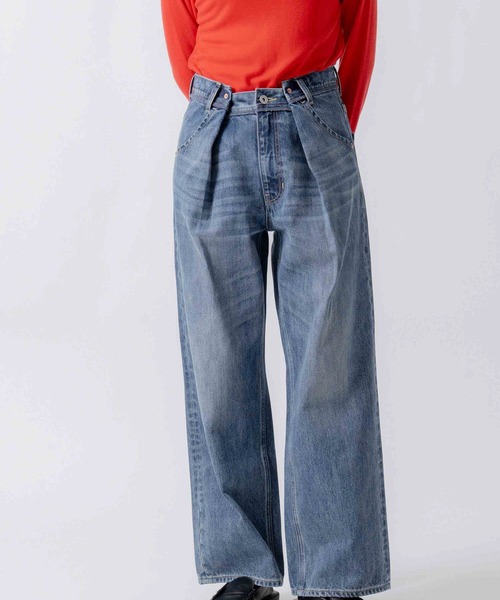 WHYTO.（ホワイト）の「「WHYTO. / ホワイト」tuck design denim（その他パンツ・レディース・インディゴブルー・36/38/40）」の12枚目の写真