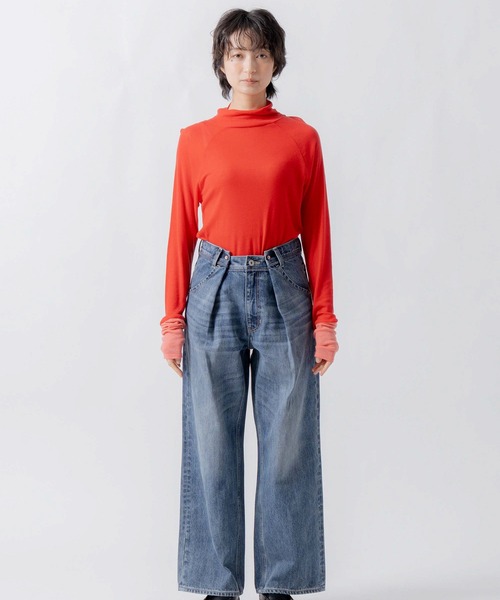 WHYTO.（ホワイト）の「「WHYTO. / ホワイト」tuck design denim（その他パンツ・レディース・インディゴブルー・36/38/40）」の17枚目の写真