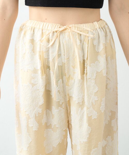 WILLOW(ウィロー)の「【willow】カットジャガードイージーパンツ(その他パンツ・レディース・イエロー/サックスブルー・ONE SIZE)」の15枚目の写真