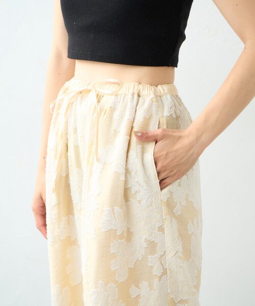 WILLOW(ウィロー)の「【willow】カットジャガードイージーパンツ(その他パンツ・レディース・イエロー/サックスブルー・ONE SIZE)」の16枚目の写真