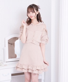 セール】【Lace Collection】レースミニニットワンピース（ワンピース