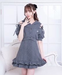 エンブレムロゴパーカーワンピ