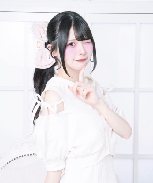 LAFARY(ラファリー)の「エンブレムロゴパーカーワンピ(ワンピース・レディース・アイボリー/ベージュ/チャコールグレー・FREE)」の7枚目の写真