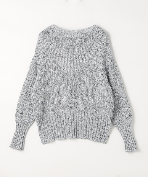 COMME CA(コムサ)の「〔 TALLサイズ 〕 和紙混杢ニット プルオーバー(ニット/セーター・レディース・ベージュ系その他/ネイビー・15号)」の18枚目の写真