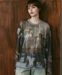 Knuth Marf | Knuth Marf school sheer long-sleevetee(その他トップス)