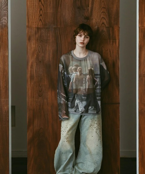 Knuth Marf(クヌースマーフ)の「Knuth Marf school sheer long-sleevetee(その他トップス・レディース・その他・FREE)」の2枚目の写真