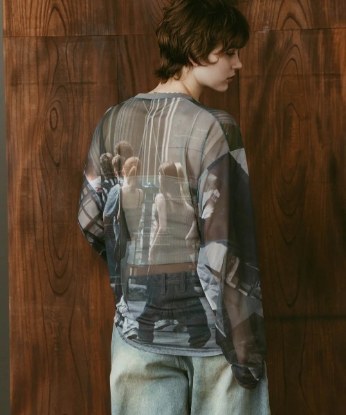 Knuth Marf(クヌースマーフ)の「Knuth Marf school sheer long-sleevetee(その他トップス・レディース・その他・FREE)」の4枚目の写真