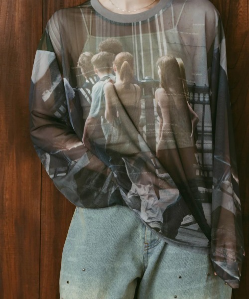 Knuth Marf(クヌースマーフ)の「Knuth Marf school sheer long-sleevetee(その他トップス・レディース・その他・FREE)」の5枚目の写真