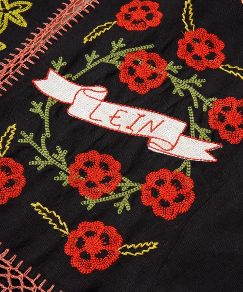 LEIN(リーン)の「ギザコットンリネンパッチワーク刺繍シャツ(シャツ/ブラウス・レディース・オフホワイト/ブラック・2/1)」の17枚目の写真