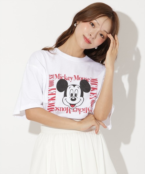 AND COUTURE(アンドクチュール)の「オーバーサイズロゴ Tシャツ(Tシャツ/カットソー・レディース・オフホワイト/ホワイト系その他・FREE)」の2枚目の写真