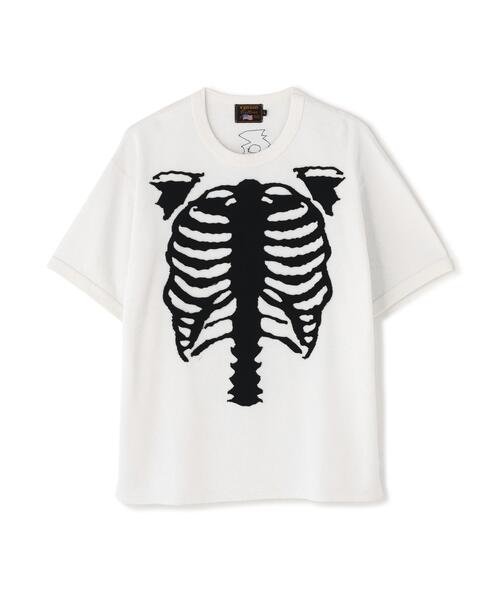 VANSON(ヴァンソン)の「VANSON/バンソン/サーマルS/S TEE(Tシャツ/カットソー・メンズ・ホワイト/ブラック・M/L/S)」の2枚目の写真