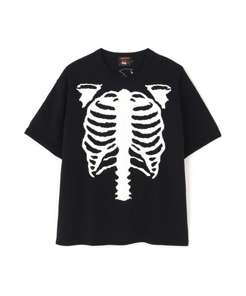 VANSON(ヴァンソン)の「VANSON/バンソン/サーマルS/S TEE(Tシャツ/カットソー・メンズ・ホワイト/ブラック・M/L/S)」の1枚目の写真