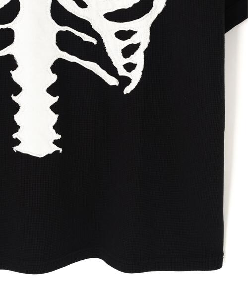 VANSON(ヴァンソン)の「VANSON/バンソン/サーマルS/S TEE(Tシャツ/カットソー・メンズ・ホワイト/ブラック・M/L/S)」の6枚目の写真