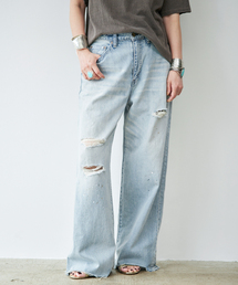 【JOHNBULL/ジョンブル】 WIDE DAMAGE PANTS