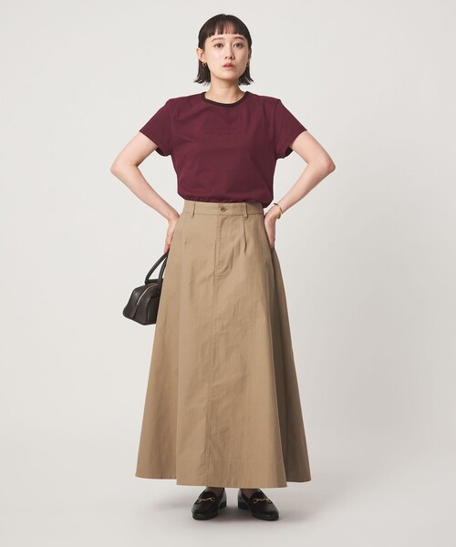 To b. by agnes b.(トゥービーバイアニエスベー)の「<To b. by agnes b.コラボ>ロゴ リンガー Tシャツ(Tシャツ/カットソー・レディース・ブラック/ワインレッド・FREE)」の10枚目の写真
