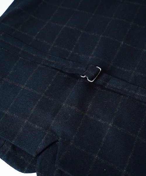 EGO TRIPPING(エゴトリッピング)の「mcg3859-FRENCH GILET windowpane ベスト(616756)(ベスト・メンズ・グレー系その他/ネイビー系・46/48)」の6枚目の写真