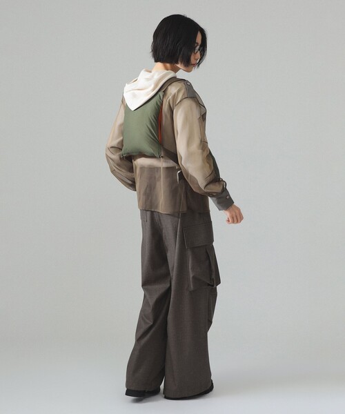 BEAMS BOY(ビームスボーイ)の「maturely / オクタ ミリタリー ベスト(Tシャツ/カットソー・レディース・ブラック/オリーブ・ONE SIZE)」の5枚目の写真