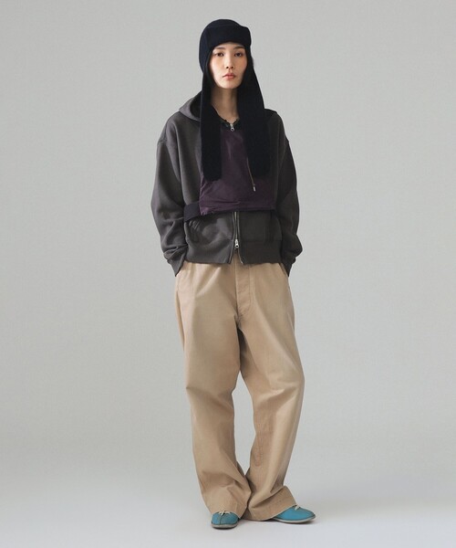 BEAMS BOY(ビームスボーイ)の「maturely / オクタ ミリタリー ベスト(Tシャツ/カットソー・レディース・ブラック/オリーブ・ONE SIZE)」の7枚目の写真