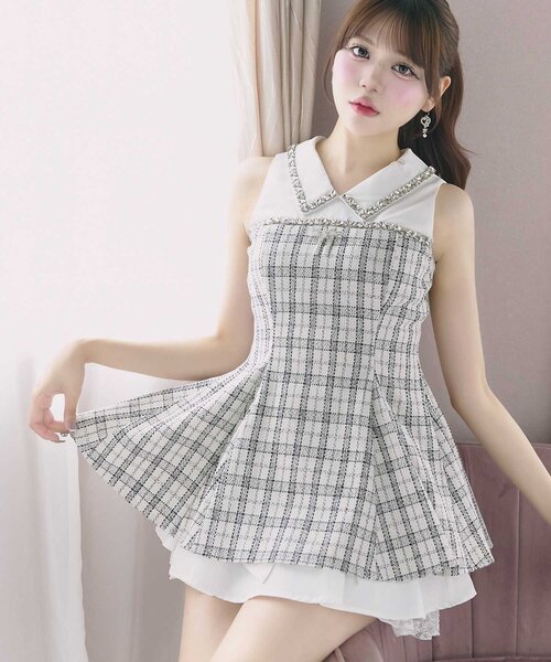 Belle Charme】Jewel Peplum Tops（シャツ/ブラウス）｜OLIVE des