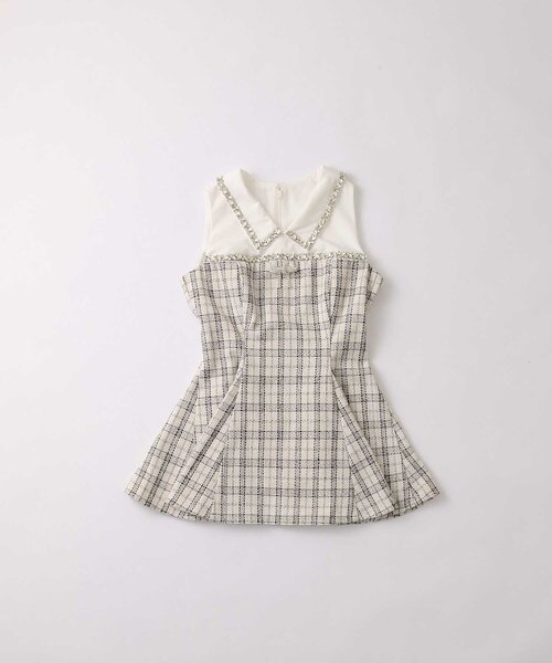 Belle Charme(ベルシャルム)の「【Belle Charme】Jewel Peplum Tops(シャツ/ブラウス・レディース・オフホワイト/ブラック・FREE)」の18枚目の写真