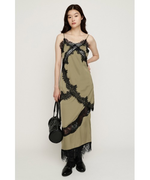 SLY(スライ)の「VINTAGE SATIN LACE SK ヴィンテージサテンレーススカート 秋服 冬服(スカート・レディース・ベージュ/ブラック/カーキ・FREE)」の17枚目の写真