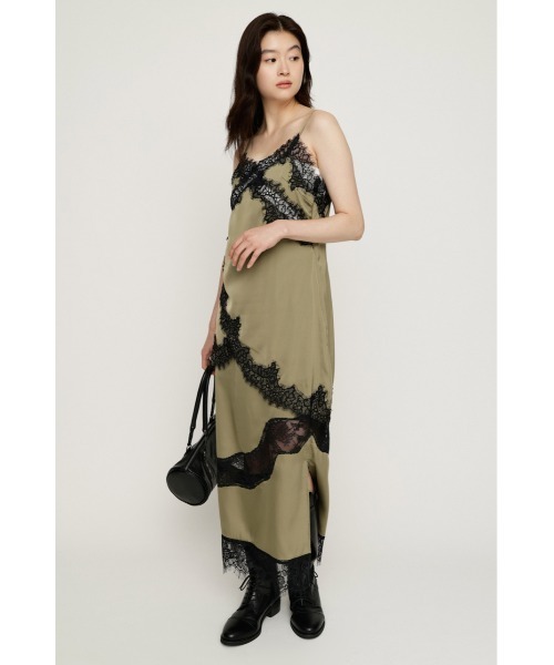 SLY(スライ)の「VINTAGE SATIN LACE SK ヴィンテージサテンレーススカート 秋服 冬服(スカート・レディース・ベージュ/ブラック/カーキ・FREE)」の18枚目の写真
