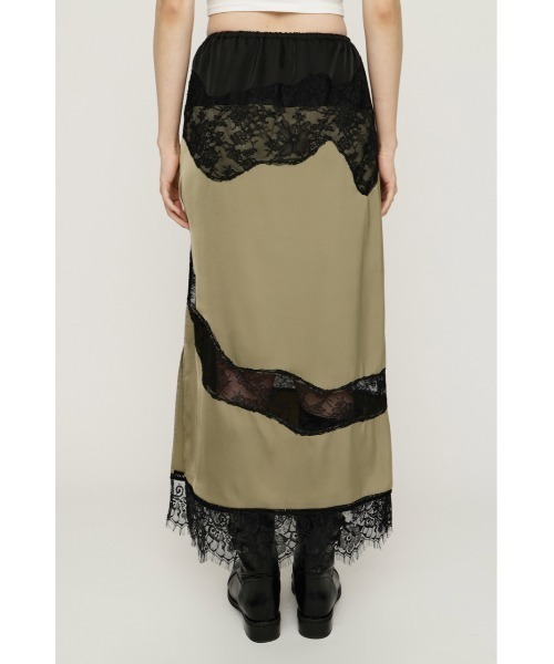 SLY(スライ)の「VINTAGE SATIN LACE SK ヴィンテージサテンレーススカート 秋服 冬服(スカート・レディース・ベージュ/ブラック/カーキ・FREE)」の21枚目の写真