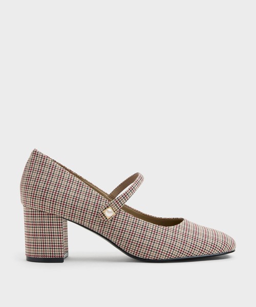 CHARLES & KEITH(チャールズ & キース)の「Marie マリー パール メリージェーン パンプス(パンプス・レディース・ブラック系その他7/クリーム/マルチ・25.5cm/23.5cm/23cm/22.5cm/24.5cm/25cm)」の8枚目の写真