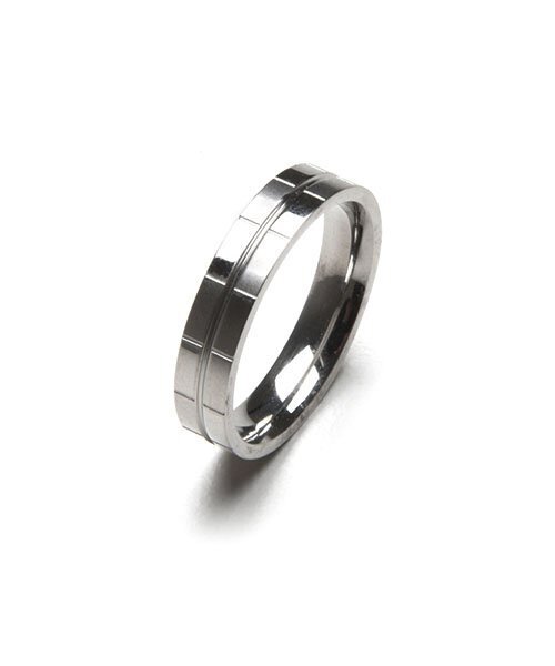 SCALETTOBLACK（スカーレットブラック）の「BA027 Half stripe pattern ring（リング・レディース・その他・21/23/18）」の3枚目の写真