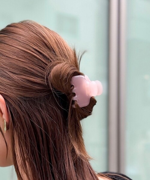 NOLLEY’S(ノーリーズ)の「NOLLEYS プックリクリップ(バレッタ/ヘアクリップ・レディース・ミント/ベビーピンク・FREE)」の2枚目の写真