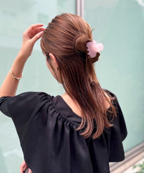 NOLLEY’S(ノーリーズ)の「NOLLEYS プックリクリップ(バレッタ/ヘアクリップ・レディース・ミント/ベビーピンク・FREE)」の4枚目の写真