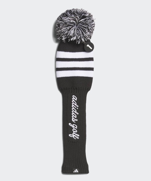 adidas(アディダス)の「スクリプト ドライバー ヘッドカバー【adidas Golf/アディダスゴルフ】(ゴルフグッズ・メンズ・ブラック・FREE)」の1枚目の写真