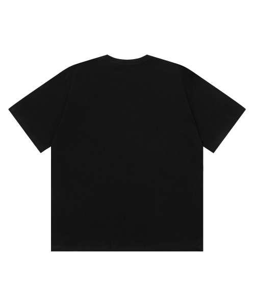 MUCENT(ムセント)の「ウェーブレタリング半袖Tシャツ(Tシャツ/カットソー・レディース・ブラック・WOMENS/M/L/XL)」の6枚目の写真