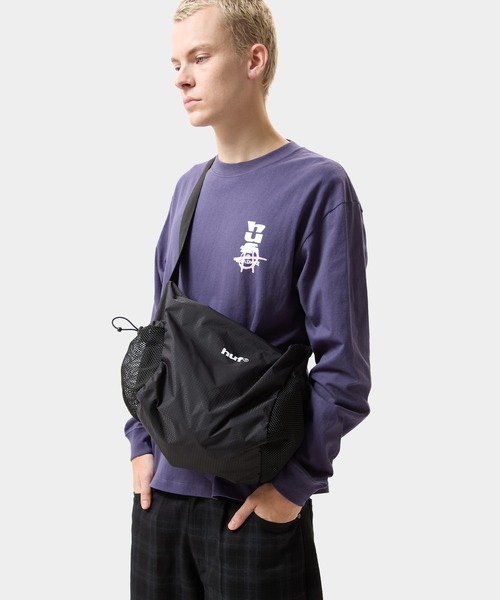 HUF（ハフ）の「huf eightynine MID SHOULDER BAG（ショルダーバッグ・メンズ・ブラック/マスタード・O/S）」の18枚目の写真