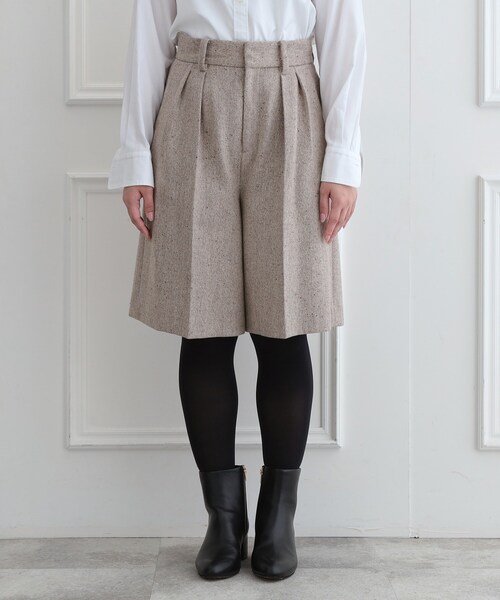 DRESSTERIOR(ドレステリア)の「【セットアップ可】ネップツイードバミューダパンツ(その他パンツ・レディース・グレー系その他4/ベージュ系3・38/36)」の14枚目の写真