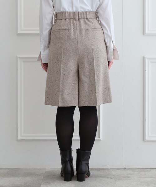DRESSTERIOR(ドレステリア)の「【セットアップ可】ネップツイードバミューダパンツ(その他パンツ・レディース・グレー系その他4/ベージュ系3・38/36)」の3枚目の写真