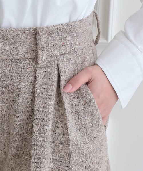 DRESSTERIOR(ドレステリア)の「【セットアップ可】ネップツイードバミューダパンツ(その他パンツ・レディース・グレー系その他4/ベージュ系3・38/36)」の5枚目の写真