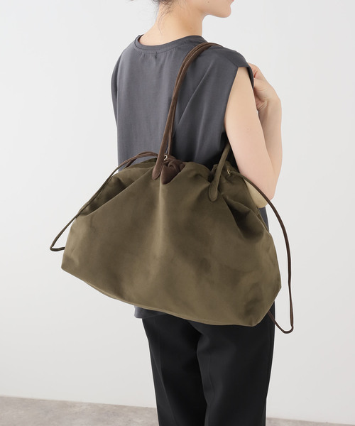 MARY AL TERNA(メアリオルターナ)の「MARY AL TERNA メアリ オル ターナ TRAVEL トートバッグ MA6277BG-34(トートバッグ・レディース・カーキ・FREE)」の3枚目の写真