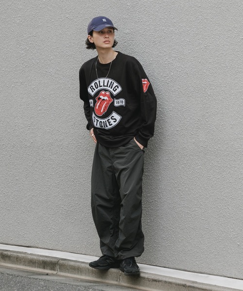 ROCK-OFF(ロックオフ)の「THE ROLLING STONES / ザ・ローリング・ストーンズ US Tour 1978 クルーネックスウェット トレーナー バンド ロック メンズ レディース 2026年秋 秋服(スウェット・メンズ・ブラック・M/L/XL)」の1枚目の写真