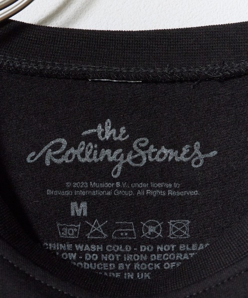 ROCK-OFF(ロックオフ)の「THE ROLLING STONES / ザ・ローリング・ストーンズ US Tour 1978 クルーネックスウェット トレーナー バンド ロック メンズ レディース 2026年秋 秋服(スウェット・メンズ・ブラック・M/L/XL)」の8枚目の写真