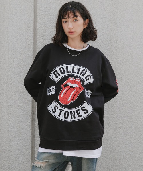 ROCK-OFF(ロックオフ)の「THE ROLLING STONES / ザ・ローリング・ストーンズ US Tour 1978 クルーネックスウェット トレーナー バンド ロック メンズ レディース 2026年秋 秋服(スウェット・メンズ・ブラック・M/L/XL)」の14枚目の写真