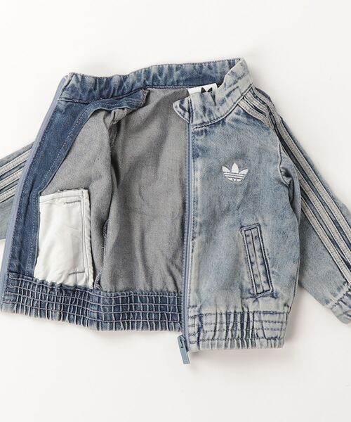 adidas(アディダス)の「ファイヤーバード デニム トラックトップ / ジャージ / アディダスオリジナルス adidas Originals(デニムジャケット・キッズ・ブルー・60/70/80/90/100)」の7枚目の写真